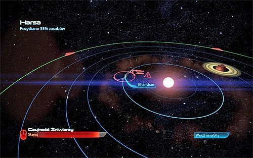 Powróć na Normandię, otwórz mapę galaktyki i wybierz się do Gniazda Myszołowa - Mass Effect 3: Gniazdo Myszołowa, Filary Siły - solucja, opis przejścia - Mass Effect 3 - poradnik do gry