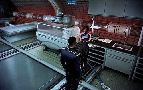 O szansie przystąpienia do tego zadania może poinformować Cię specjalistka Traynor po tym jak podejdziesz do niej na pokładzie [Normandia SR-2: Centrum Informacji Bojowych] - Mass Effect 3: Cytadela, Zasoby medyczne - solucja, opis przejścia - Mass Effect 3 - poradnik do gry
