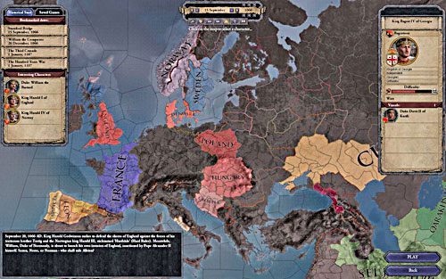 Monarchowie nie są zbyt liczni, ale bardzo istotni. - Wybór postaci, regionu i okresu - Król (King) | Informacje Podstawowe - Crusader Kings II - poradnik do gry