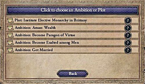 Tylko początkowo ambicje są zróżnicowane - potem ograniczają się do morderstw. - Ambicje i spiski w Crusader Kings II | Intrygi - Crusader Kings II - poradnik do gry
