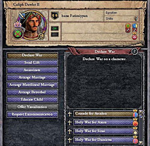 Wyprawa krzyżowa to wielkie przedsięwzięcie - warto się do niej przygotować. - Krucjata w Crusader Kings II | Religia - Crusader Kings II - poradnik do gry