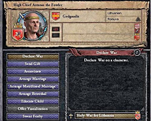 Z pomocą sojuszników wojna jest bardzo prosta - nawet, jeśli gra się hrabią. - Hrabia w Crusader Kings II | Droga na szczyt - Crusader Kings II - poradnik do gry