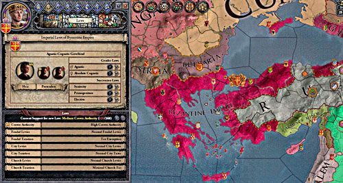 Wasale będą głosować przeciwko, nawet, jeśli nowe przepisy będą działać na ich korzyść. - Trzecia krucjata w Crusader Kings II | Oficjalne scenariusze - Crusader Kings II - poradnik do gry