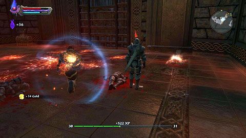 Po zakończeniu rozmowy biegnij cały czas przed siebie, zabijając kolejne zastępy wrogów - Breaking the Siege (1) | Opis przejścia Kingdoms of Amalur Reckoning - Kingdoms of Amalur: Reckoning - poradnik do gry