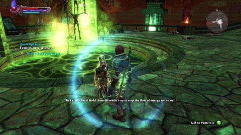 Po krótkiej rozmowie rozpocznie on uruchamiać studnia, a twoim zadaniem będzie chronienie naukowca - Echoes of the Past | Opis przejścia Kingdoms of Amalur Reckoning - Kingdoms of Amalur: Reckoning - poradnik do gry