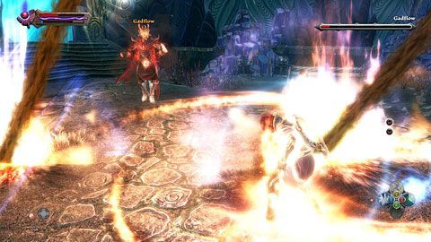 Po pewnym czasie miny znikną i nastąpi trzeci etap starcia - Reckoning | Opis przejścia Kingdoms of Amalur Reckoning - Kingdoms of Amalur: Reckoning - poradnik do gry