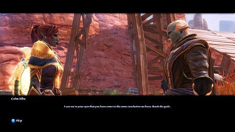 Na początku udaj się do Galette M1(3) i porozmawiaj z Colmem Albą - The Red Marches (2) | Zadania poboczne w Kingdoms of Amalur Reckoning - Kingdoms of Amalur: Reckoning - poradnik do gry