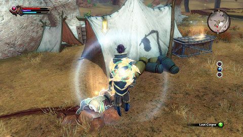 Błyskotkę znajdziesz w centrum Hollowlands M3(9), przy zwłokach bandyty - The Hollowlands (1) | Zadania poboczne w Kingdoms of Amalur Reckoning - Kingdoms of Amalur: Reckoning - poradnik do gry