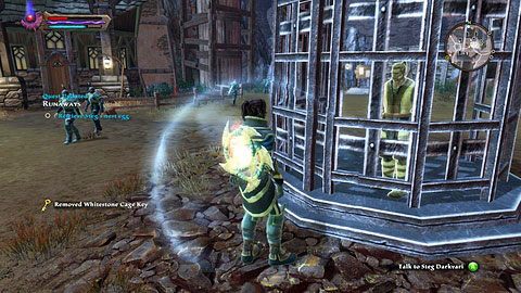 Po zdobyciu przedmiotu otwórz klatkę, a otrzymasz kolejne zlecenie - Apotyre (1) | Zadania poboczne w Kingdoms of Amalur Reckoning - Kingdoms of Amalur: Reckoning - poradnik do gry