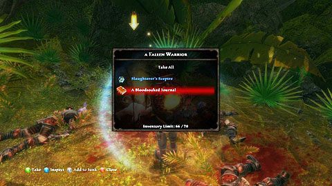 Zabierz leżący przy wojowniku dziennik, a następnie zanieś go Aedrenowi - Cursewood (1) | Zadania poboczne w Kingdoms of Amalur Reckoning - Kingdoms of Amalur: Reckoning - poradnik do gry