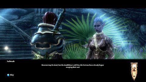 Po zabiciu czarodzieja, porozmawiaj ze swoją towarzyszką i poczekaj, aż odprawi ona rytuał - Drowned Forest (5) | Zadania poboczne w Kingdoms of Amalur Reckoning - Kingdoms of Amalur: Reckoning - poradnik do gry