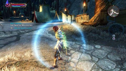 Gdy mężczyzna wyzdrowieje, odprowadź go do wyjścia z jaskini i wróć do Moondown Camp M12(2) - High Fulgen (1) | Zadania poboczne w Kingdoms of Amalur Reckoning - Kingdoms of Amalur: Reckoning - poradnik do gry