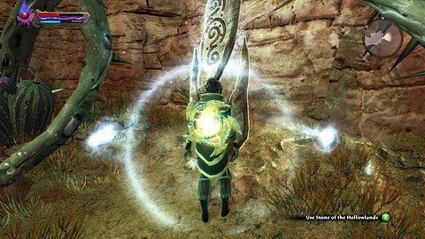 Pierwszy kamień znajdziesz na końcu krótkiego kanionu w południowo-wschodniej części lokacji - The Hollowlands | Kamienie Lorestone w Kingdoms of Amalur Reckoning - Kingdoms of Amalur: Reckoning - poradnik do gry