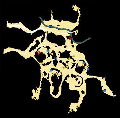 1 - Tearscotter Mine - M3, M4 - The Hollowlands, Menetyre | Mapy w Kingdoms of Amalur Reckoning - Kingdoms of Amalur: Reckoning - poradnik do gry