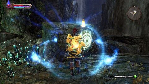 Pierwsze co powinieneś zrobić po wejściu do środka, to odszukać trzy przełączniki - Alserund (1) | Zadania poboczne w Kingdoms of Amalur Reckoning - Kingdoms of Amalur: Reckoning - poradnik do gry