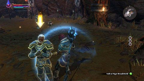 Wewnątrz Gladiator Pit musisz wybrać sobie towarzysza, który pomoże ci w walce - Alserund (4) | Zadania poboczne w Kingdoms of Amalur Reckoning - Kingdoms of Amalur: Reckoning - poradnik do gry