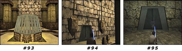 Jeszcze tylko zniszcz mieczem blokadę [#95] na najbliższych drzwiach i misja zostanie wykonana - Misja 07: Yavin Trial | Star Wars Jedi Knight II Jedi Outcast - Star Wars Jedi Knight II: Jedi Outcast - poradnik do gry