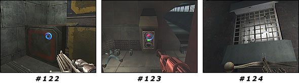 Kiedy miniesz salę z kilkoma przeciwnikami na dole, przyjrzyj się ścianie kawałek dalej [#124] - Misja 09: NS Hideout | Star Wars Jedi Knight II Jedi Outcast - Star Wars Jedi Knight II: Jedi Outcast - poradnik do gry