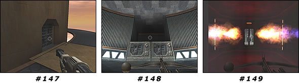 Skorzystaj z jedynych drzwi w pomieszczeniu (musisz poczekać chwilę, zanim się otworzą) - Misja 11: Bespin Undercity | Star Wars Jedi Knight II Jedi Outcast - Star Wars Jedi Knight II: Jedi Outcast - poradnik do gry