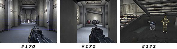Kiedy dotrzesz do jedynych otwartych drzwi, skorzystaj z nich, aby dostać się do większego pomieszczenia - Misja 13: Bespin Platform | Star Wars Jedi Knight II Jedi Outcast - Star Wars Jedi Knight II: Jedi Outcast - poradnik do gry