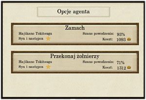 8 - Agenci | Mechanizmy rozgrywki | SHOGUN 2 - Zmierzch Samurajów - Total War: SHOGUN 2 - Zmierzch Samurajów - poradnik do gry