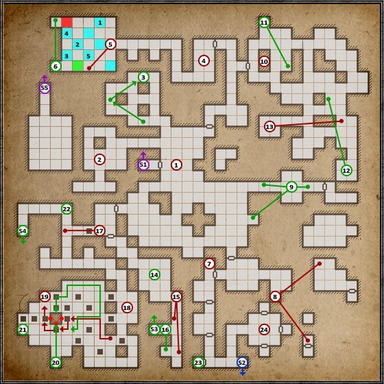 Potrzask to bez wątpienia najdłuższy i najtrudniejszy poziom do tej pory - Poziom 6 - Trapped (W Potrzasku) | Opis przejścia | Dragon Age II Dziedzictwo - Legend of Grimrock - poradnik do gry