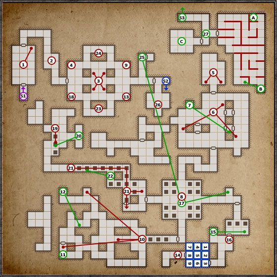Ten poziom jest skoncentrowany bardziej na łamigłówkach niż walce, chociaż i tej nie zabraknie - Poziom 4 - Archives (Archiwa) | Opis przejścia | Dragon Age II Dziedzictwo - Legend of Grimrock - poradnik do gry