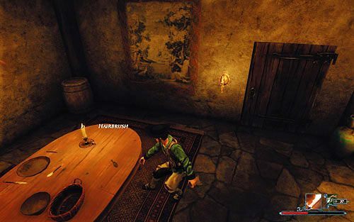 Szczotka znajduje się w pokoju po lewej stronie budynku. - Marionetka | Zadania - Wybrzeże Ostrzy | Risen 2 Mroczne Wody - Risen 2: Mroczne wody - poradnik do gry