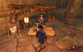 Possodino [#1] - bogaty kupiec, którego znajdziesz w górnej części miasta - Caldera 2 | Handlarze | Risen 2 Mroczne Wody - Risen 2: Mroczne wody - poradnik do gry