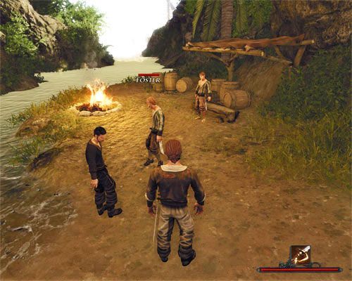 To Ty zdecydujesz, który z piratów zmieni Fencea na warcie. Najbardziej zasługuje na to Colby. - Tragarze wody | Zadania - Tacarigua | Risen 2 Mroczne Wody - Risen 2: Mroczne wody - poradnik do gry