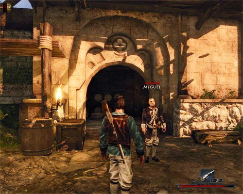 O losie statku chętnie opowie Ci Miguel. - Gdzie jest statek Wrony? | Zadania - Wybrzeże Ostrzy | Risen 2 Mroczne Wody - Risen 2: Mroczne wody - poradnik do gry