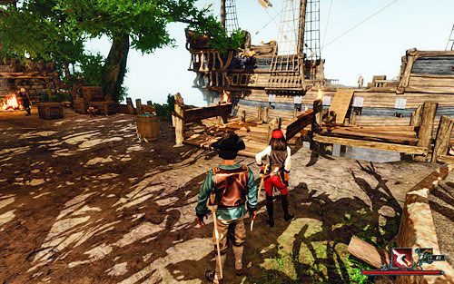 Bieg za taką dziewczyną to czysta przyjemność. - Idź z Patty | Zadania - Wybrzeże Ostrzy | Risen 2 Mroczne Wody - Risen 2: Mroczne wody - poradnik do gry