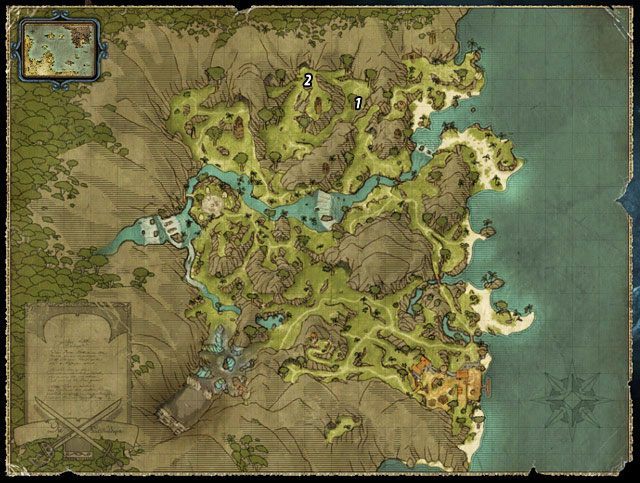 Ten quest jest częścią zadania: Indianie - Przez przełęcz | Zadania - Wybrzeże Ostrzy | Risen 2 Mroczne Wody - Risen 2: Mroczne wody - poradnik do gry