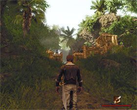 Główna brama [#3] - wejście do obozu piratów, które zlokalizowane jest nieopodal sieci jaskiń w centralnej części wyspy - Tacarigua | Kluczowe lokacje | Risen 2 Mroczne Wody - Risen 2: Mroczne wody - poradnik do gry