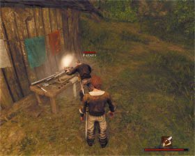 Barny [#2] - Przygłuchy rzemieślnik, który ulokował swój warsztat w zachodniej części pirackiej kryjówki - Tacarigua | Trenerzy | Risen 2 Mroczne Wody - Risen 2: Mroczne wody - poradnik do gry