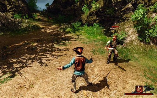 Nie daj się zaskoczyć - Morgan wie, jak używać broni. - Sternik | Zadania - Antigua | Risen 2 Mroczne Wody - Risen 2: Mroczne wody - poradnik do gry