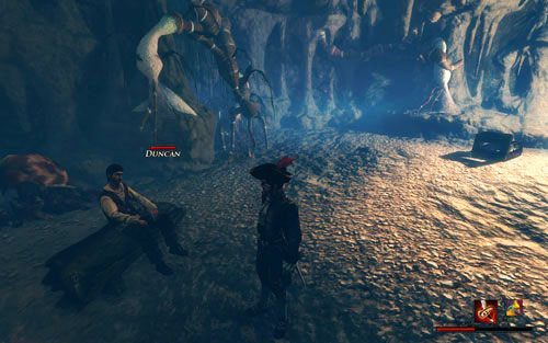 Jak na przerażonego więźnia, Duncan trzyma się całkiem nieźle. - Zaginiony rybak | Zadania - Antigua | Risen 2 Mroczne Wody - Risen 2: Mroczne wody - poradnik do gry