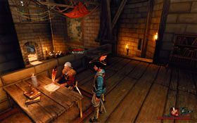 Alvarez [#8] - zechce uczyć Cię fechtunku dopiero po tym, jak wykonasz misję Przebiegły kapitan - Antigua | Trenerzy | Risen 2 Mroczne Wody - Risen 2: Mroczne wody - poradnik do gry