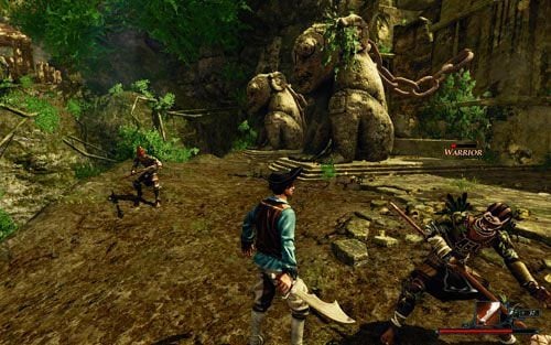 Walka z Indianami to nie przelewki - zadbaj o odpowiednie wsparcie! - Wojownicy przed świątynią! | Zadania - Wybrzeże Ostrzy | Risen 2 Mroczne Wody - Risen 2: Mroczne wody - poradnik do gry
