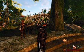 Ranapiri [#1] - stary myśliwy podzieli się swoją wiedzą jedynie pod warunkiem, że wykonasz dla niego misję Uwolnij Tahanę - Wybrzeże ostrzy | Trenerzy | Risen 2 Mroczne Wody - Risen 2: Mroczne wody - poradnik do gry