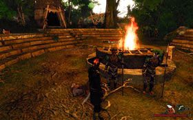 Nakutu [#3] - nieco narwany wojownik z wioski Indian może pomóc Ci w nauce odporności - Wybrzeże ostrzy | Trenerzy | Risen 2 Mroczne Wody - Risen 2: Mroczne wody - poradnik do gry