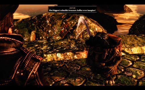 Jaffar znalazł nie tylko skarb, ale i przyjaciela. - Auri Culci Jaffara | Zadania - Świątynia Wody | Risen 2 Mroczne Wody - Risen 2: Mroczne wody - poradnik do gry