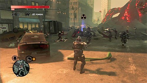 Legowisko możesz odnaleźć na środku ulicy - Czerwona strefa (Red Zone) (2) | Sekrety w Prototype 2 - Prototype 2 - poradnik do gry