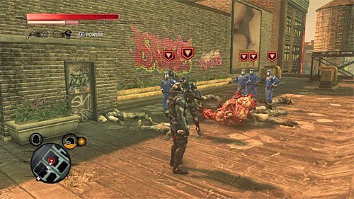 Oddział możesz odnaleźć na dachu budynku - Czerwona strefa (Red Zone) (2) | Sekrety w Prototype 2 - Prototype 2 - poradnik do gry