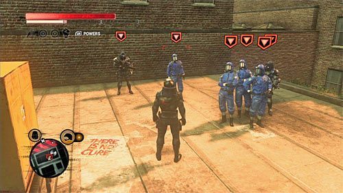 Oddział możesz odnaleźć na dachu budynku - Czerwona strefa (Red Zone) (2) | Sekrety w Prototype 2 - Prototype 2 - poradnik do gry