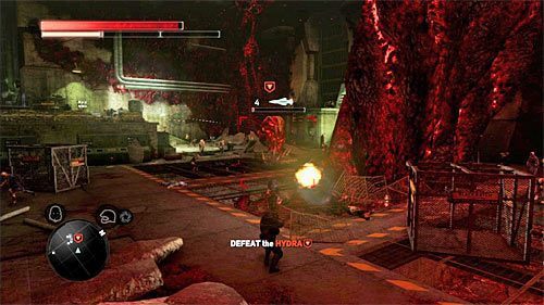 Jedyna unikalna bitwa czeka Cię w trakcie eksploracji czwartego legowiska w czerwonej strefie (Red Zone), albowiem do pokonania jest w nim hydra - Informacje wstępne | Sekrety w Prototype 2 - Prototype 2 - poradnik do gry