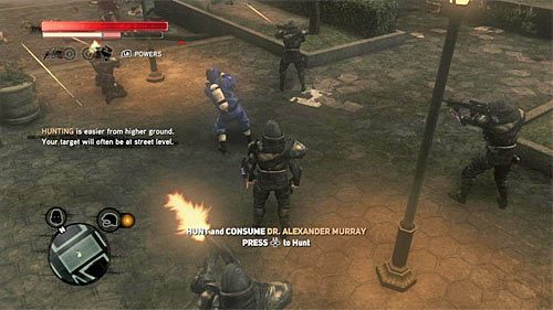 Doktor Alexander Murray powinien przebywać w niewielkim parku w lokacji [676, 296] i jest on otoczony przez kilku żołnierzy Blackwatch - 12 - Operation - Clockwork (1) | Misje Blacknet w Prototype 2 - Prototype 2 - poradnik do gry