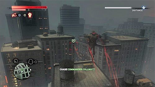 W trakcie pościgu pomagaj sobie oczywiście sprintem, bieganiem po ścianach, wykonywaniem długich skoków oraz szybowaniem - 11 - Operation - Stun Circuit | Misje Blacknet w Prototype 2 - Prototype 2 - poradnik do gry