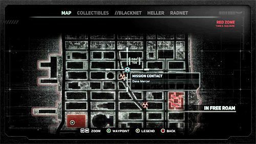 W celu rozpoczęcia tej misji musisz dotrzeć do lokacji [584, 108], a konkretnie do znajdującego się na chodniku święcącego się okręgu - 29 - Lost in the System | Główny wątek fabularny Prototype 2 - Prototype 2 - poradnik do gry