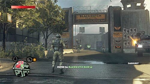 Możesz już udać się w stronę głównego wejścia do bazy znajdującego się w lokacji [399, 1127] - 5 - Brain Drain | Główny wątek fabularny Prototype 2 - Prototype 2 - poradnik do gry